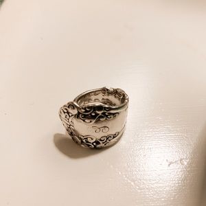 Silver Handcrafted Spoon Ring